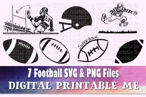 Football Bundle: Graphics for Crafts