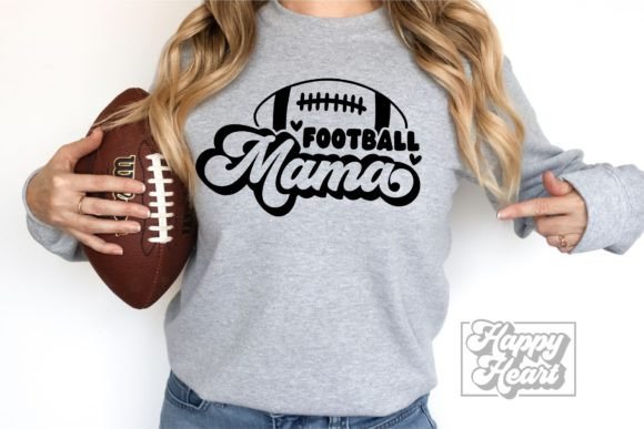 Football Mama SVG - Football Mom PNG for Crafts & Graphics