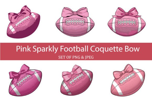 Sparkly Pink Football Bow Collection Review
