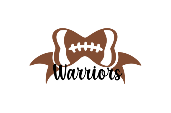 Warriors Football Bow: Graphics & Crafts Review
